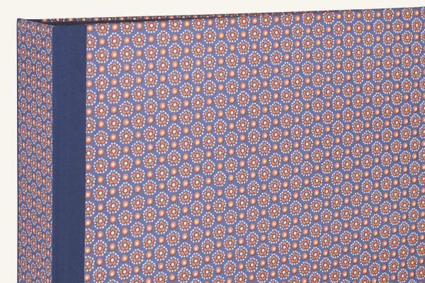 Ordner kleine Ornamente blau rot